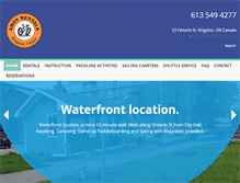 Tablet Screenshot of ahoyrentals.com